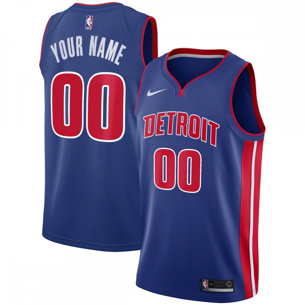 Detroit Pistons Swingman Custom Jersey Blue - Icon Edition-Pro Kit Vault | Brand New 26/27 Sports Jerseys
